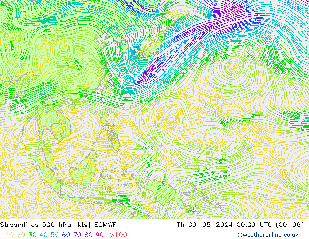  500 hPa ECMWF  09.05.2024 00 UTC