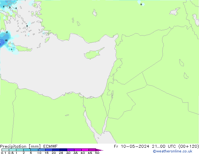 Precipitation ECMWF Fr 10.05.2024 00 UTC