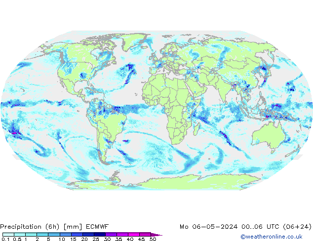 Z500/Rain (+SLP)/Z850 ECMWF Mo 06.05.2024 06 UTC