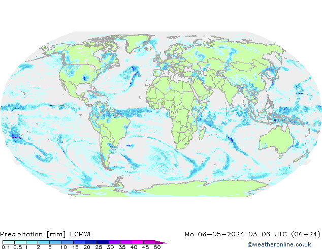Niederschlag ECMWF Mo 06.05.2024 06 UTC