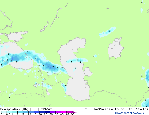 Z500/Yağmur (+YB)/Z850 ECMWF Cts 11.05.2024 00 UTC