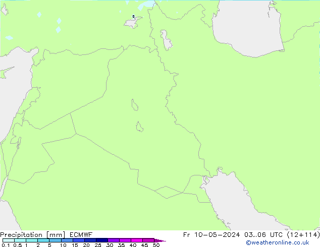Precipitazione ECMWF ven 10.05.2024 06 UTC