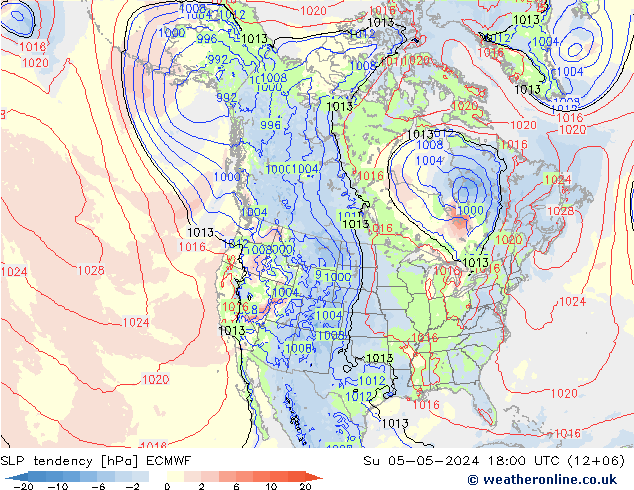 Y. Basıncı eğilimi ECMWF Paz 05.05.2024 18 UTC