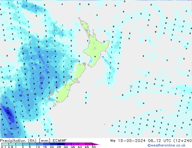 Z500/Regen(+SLP)/Z850 ECMWF wo 15.05.2024 12 UTC