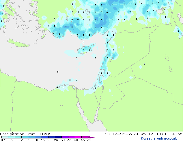 Precipitación ECMWF dom 12.05.2024 12 UTC