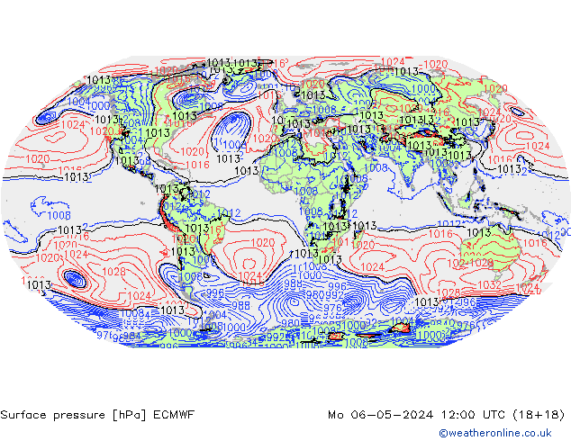 Surface pressure ECMWF Mo 06.05.2024 12 UTC