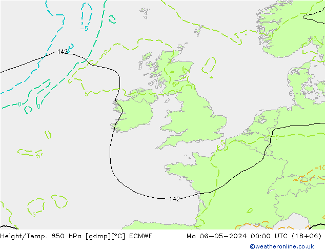 Z500/Rain (+SLP)/Z850 ECMWF  06.05.2024 00 UTC