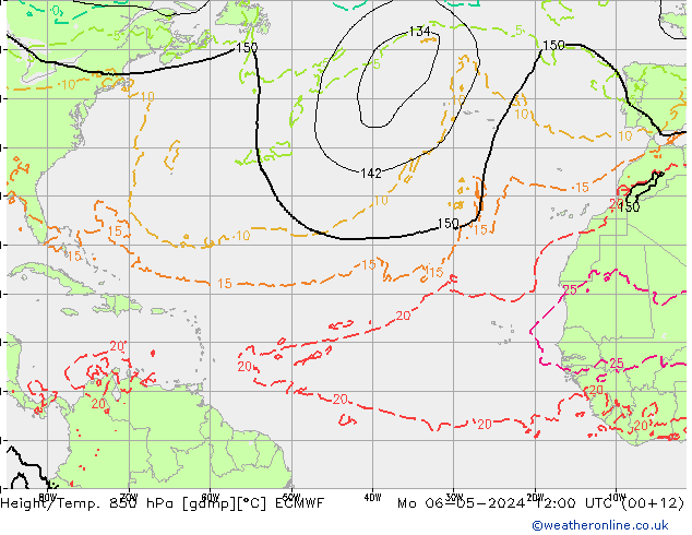 Z500/Rain (+SLP)/Z850 ECMWF  06.05.2024 12 UTC