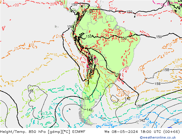 Z500/Rain (+SLP)/Z850 ECMWF śro. 08.05.2024 18 UTC