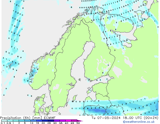 Z500/Rain (+SLP)/Z850 ECMWF mar 07.05.2024 00 UTC