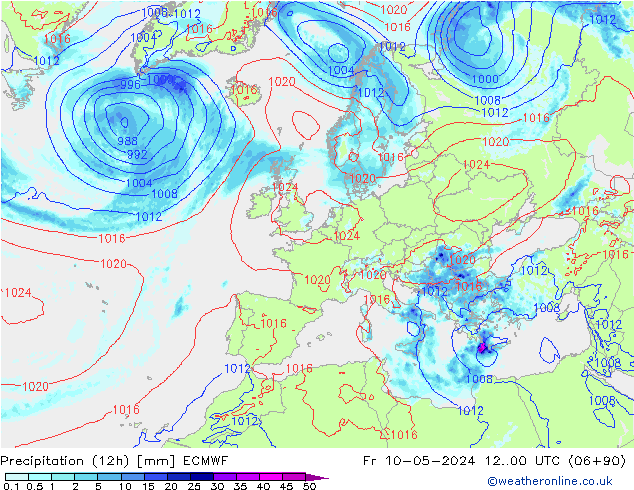  (12h) ECMWF  10.05.2024 00 UTC