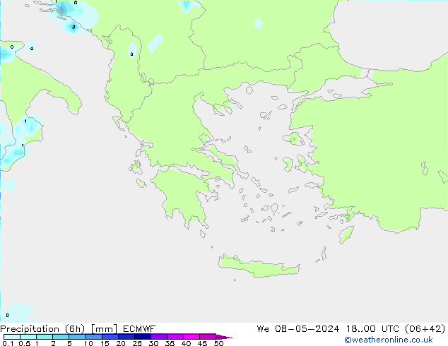 Z500/Rain (+SLP)/Z850 ECMWF We 08.05.2024 00 UTC