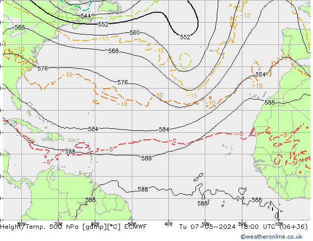 Z500/Rain (+SLP)/Z850 ECMWF mar 07.05.2024 18 UTC