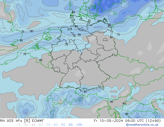 925 hPa Nispi Nem ECMWF Cu 10.05.2024 06 UTC