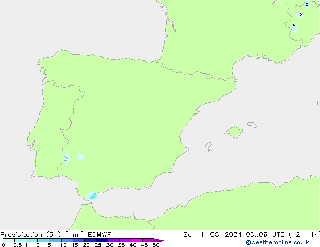 Z500/Rain (+SLP)/Z850 ECMWF сб 11.05.2024 06 UTC