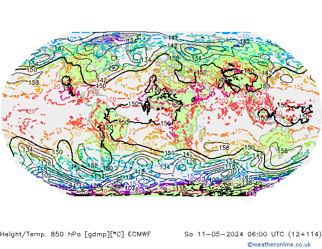 Z500/Rain (+SLP)/Z850 ECMWF So 11.05.2024 06 UTC