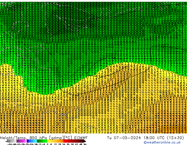 Z500/Rain (+SLP)/Z850 ECMWF mar 07.05.2024 18 UTC