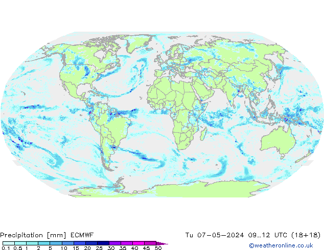 Precipitación ECMWF mar 07.05.2024 12 UTC