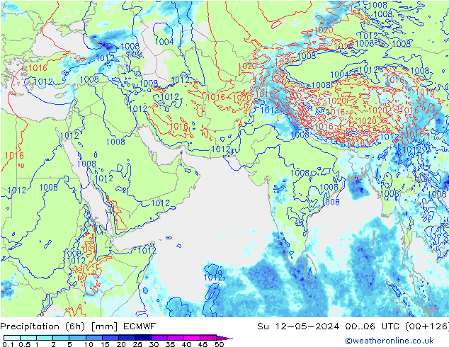 Z500/Rain (+SLP)/Z850 ECMWF dom 12.05.2024 06 UTC