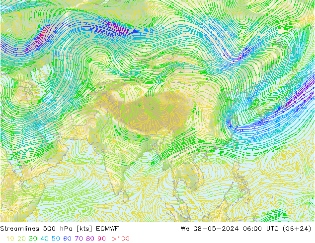  500 hPa ECMWF  08.05.2024 06 UTC