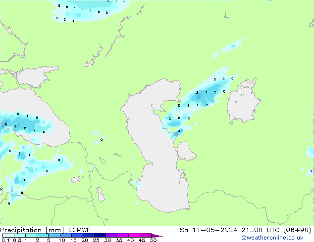 Precipitación ECMWF sáb 11.05.2024 00 UTC