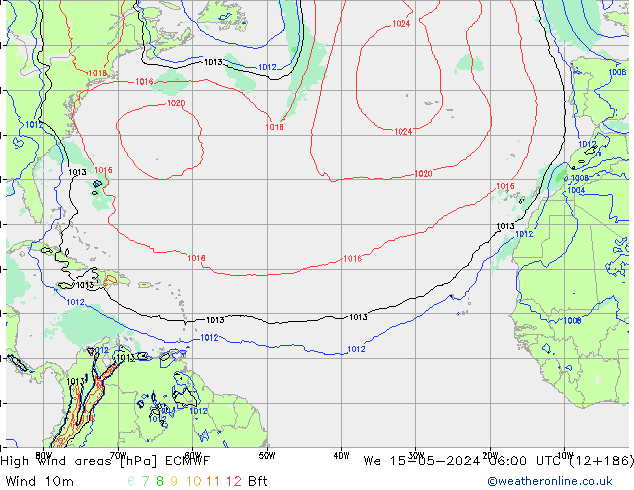Windvelden ECMWF wo 15.05.2024 06 UTC