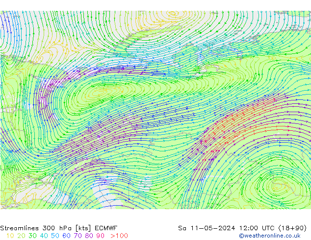  300 hPa ECMWF  11.05.2024 12 UTC