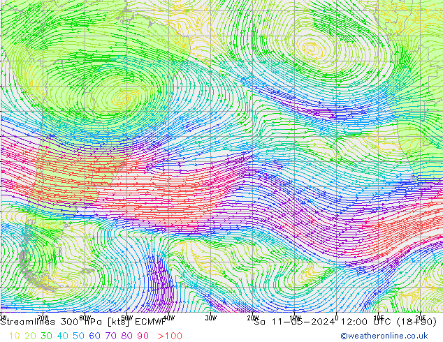  300 hPa ECMWF  11.05.2024 12 UTC