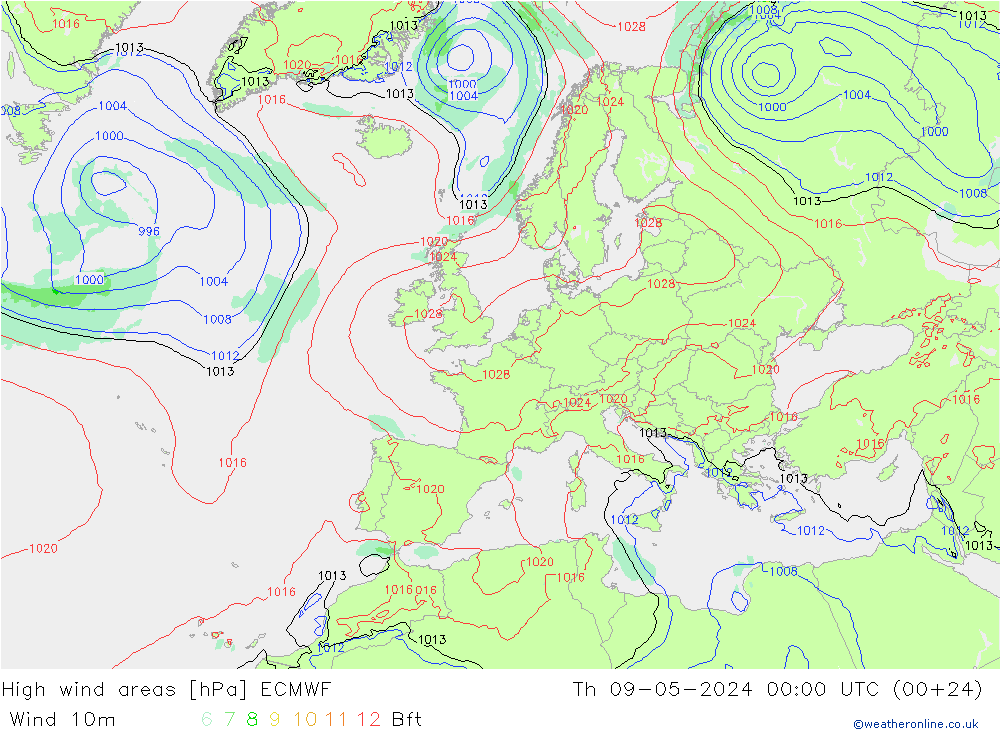 Sturmfelder ECMWF Do 09.05.2024 00 UTC