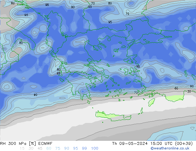 300 hPa Nispi Nem ECMWF Per 09.05.2024 15 UTC