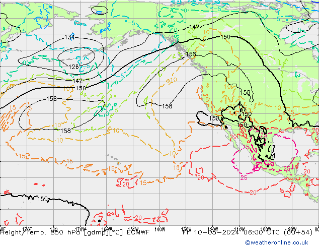 Z500/Rain (+SLP)/Z850 ECMWF Sex 10.05.2024 06 UTC