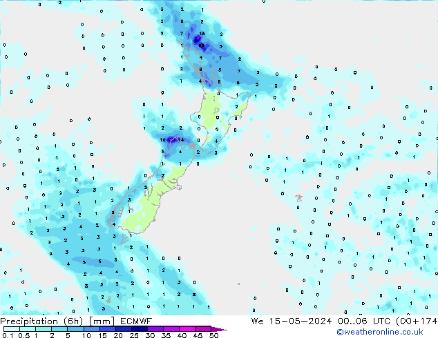 Z500/Regen(+SLP)/Z850 ECMWF wo 15.05.2024 06 UTC