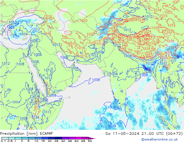 Yağış ECMWF Cts 11.05.2024 00 UTC