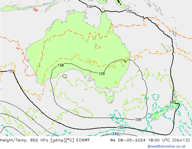 Z500/Rain (+SLP)/Z850 ECMWF ср 08.05.2024 18 UTC