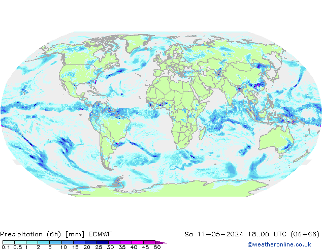 Z500/Rain (+SLP)/Z850 ECMWF  11.05.2024 00 UTC