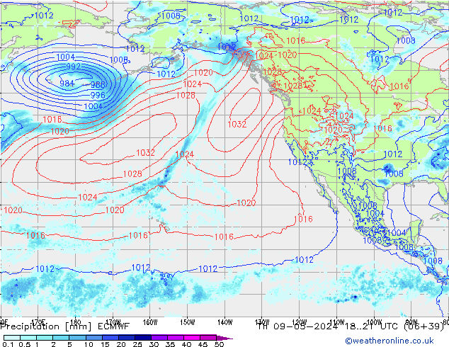 Yağış ECMWF Per 09.05.2024 21 UTC