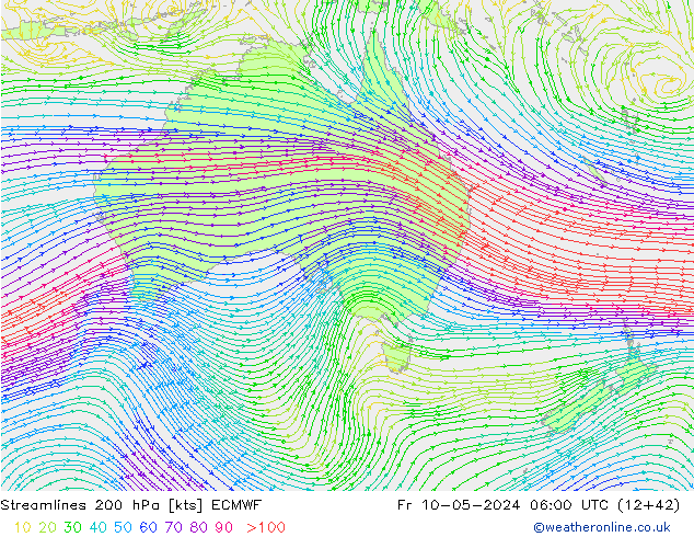  200 hPa ECMWF  10.05.2024 06 UTC