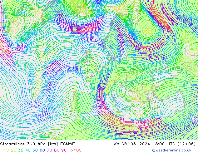  300 hPa ECMWF  08.05.2024 18 UTC