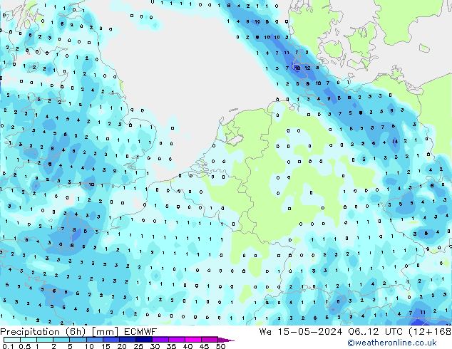 Z500/Rain (+SLP)/Z850 ECMWF We 15.05.2024 12 UTC