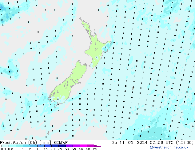 Z500/Yağmur (+YB)/Z850 ECMWF Cts 11.05.2024 06 UTC