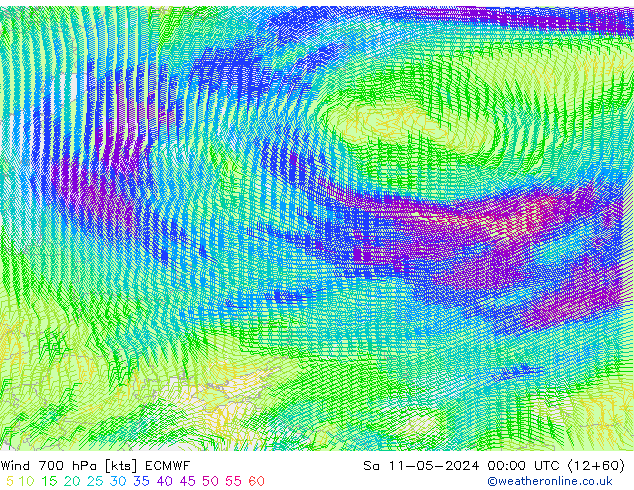  700 hPa ECMWF  11.05.2024 00 UTC