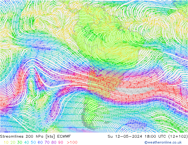  200 hPa ECMWF  12.05.2024 18 UTC