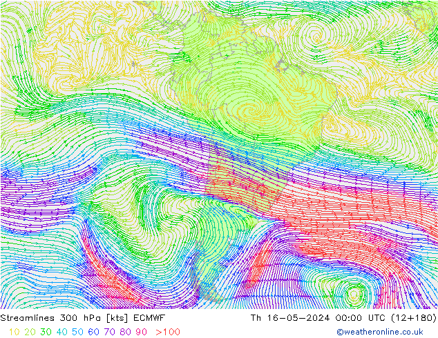  300 hPa ECMWF  16.05.2024 00 UTC