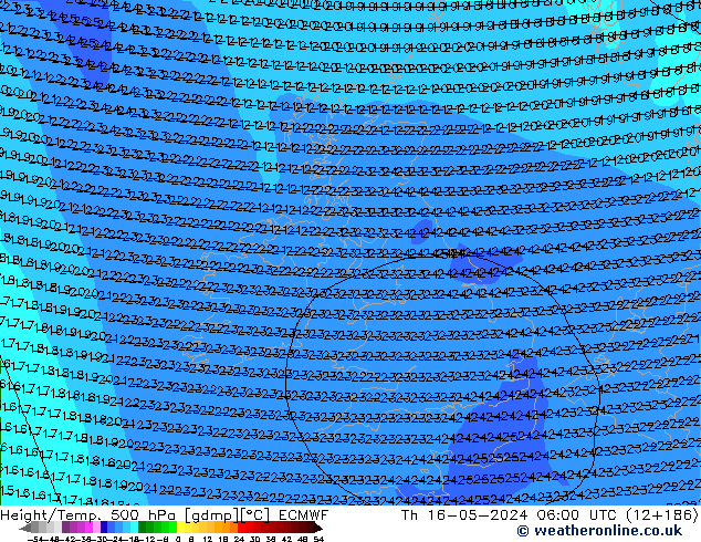 Z500/Rain (+SLP)/Z850 ECMWF чт 16.05.2024 06 UTC