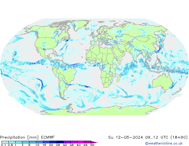 Yağış ECMWF Paz 12.05.2024 12 UTC
