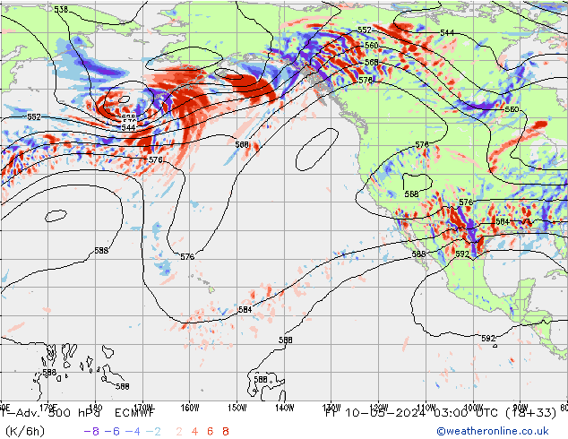 T-Adv. 500 hPa ECMWF ven 10.05.2024 03 UTC