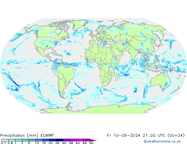 precipitação ECMWF Sex 10.05.2024 00 UTC