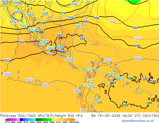 Thck 500-1000hPa ECMWF We 15.05.2024 06 UTC