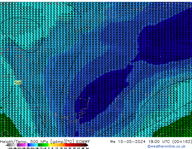 Z500/Rain (+SLP)/Z850 ECMWF mié 15.05.2024 18 UTC