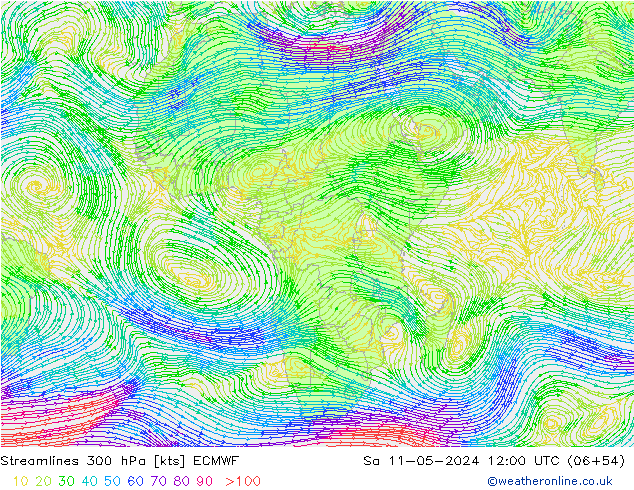  300 hPa ECMWF  11.05.2024 12 UTC